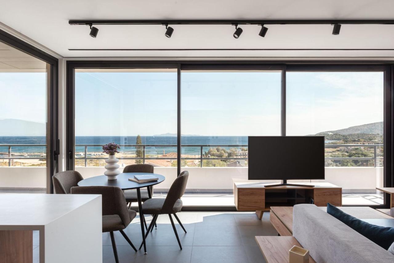 Апартаменты Sounio Panoramic Loft Сунион Экстерьер фото