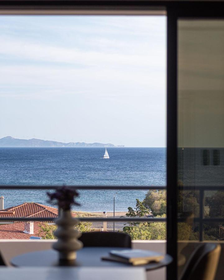 Апартаменты Sounio Panoramic Loft Сунион Экстерьер фото