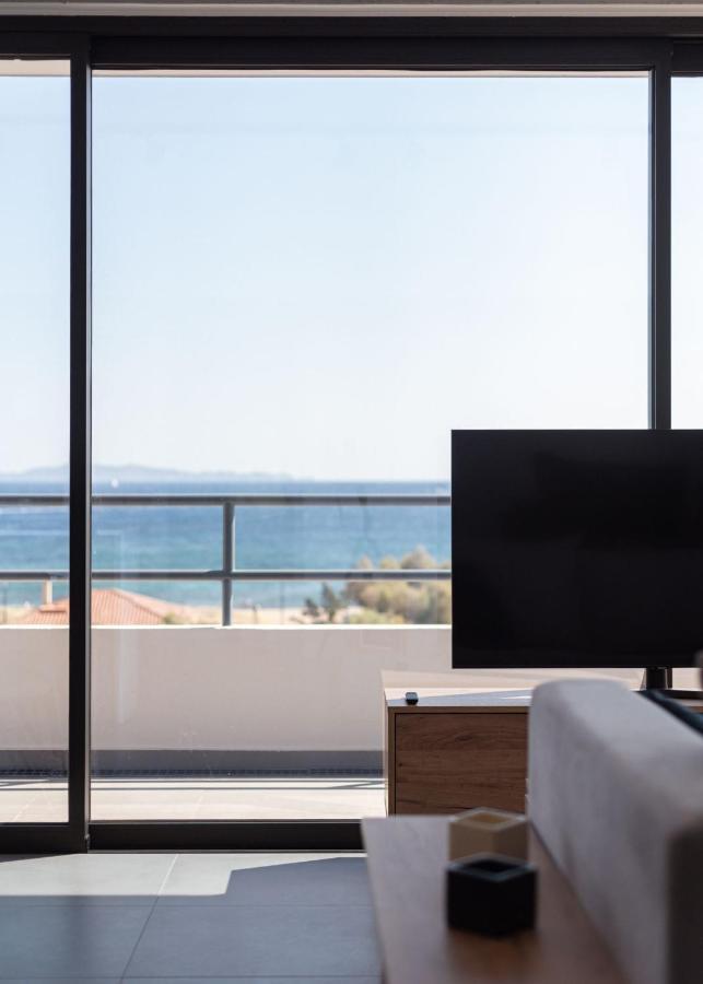 Апартаменты Sounio Panoramic Loft Сунион Экстерьер фото